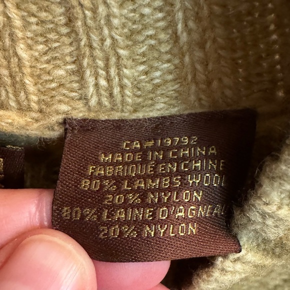 RARE LIMITED COLLECTION TIMBERLAND Lambs Wool Men’s Size XXL Chunky Knit Outdoor - Picture 9 of 14